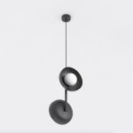 Emibig Pendant Vanila Steel Black | Suitable for 2x G9 - Max 8W