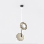 Emibig Pendant Vanila Steel Brown | Suitable for 2x G9 - Max 8W