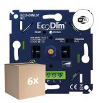 Multipack 6x EcoDim.07 LED Dimmer Wifi Press/Twist 0-250W (RLC)
