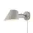 DFTP by Nordlux LED Wall Light Stay Aluminium Grey | Suitable for E27