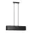 Emibig Pendant Gentor Steel Black | Suitable for 2x E27 - Max 15W