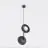 Emibig Pendant Vanila Steel Black | Suitable for 2x G9 - Max 8W
