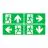 Ecolight Excellence Pictoplate White | Set Pictogram Up-Down-Right-Left