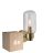 Multipack 6x Nordlux Tutan Wall Light Glass Brass | Suitable for E14