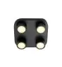 Nordlux Clyde Ceiling Light 4-Spot Metal Black 14W 950lm - 827 Extra Warm White | 85mm - 3-Step Dimmable
