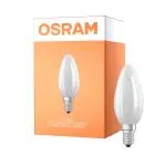 Osram LED Classic E14 Candle Filament Frosted 1.2W 255lm - 840 Cool White | Replaces 25W