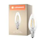 Ledvance Classic LED E14 Candle Filament Clear 1.8W 250lm - 827 Extra Warm White | Replaces 25W