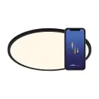Nordlux Oja Smart 29 Ceiling Light Metal Black 15W 1600lm - 827-865 Tunable White | 294mm - Wifi and Bluetooth Dimmable